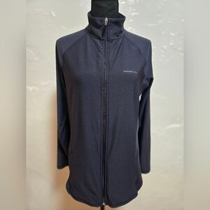 Tahari Sport Full Zip Stretch Jacket Spandex Long Sleeve Women’s Size XL EUC!